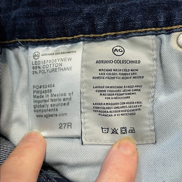 AG |Adriano Goldschmied |Ex-Boyfriend |Slouchy Slim |Ag-Ed Denim |Jeans |Size 27 - Picture 11 of 16